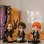 Harypotter books and toys of charecters in that novel