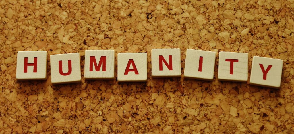 The word humanity
